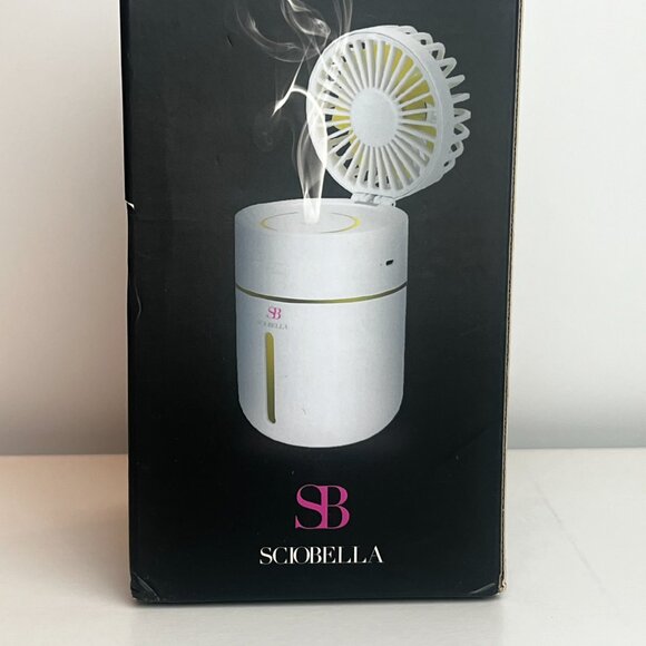 NIB Mini Portable Cool Mist Humidifier w/ Fan for Office, Desk, Hotel 400ML - Picture 10 of 10